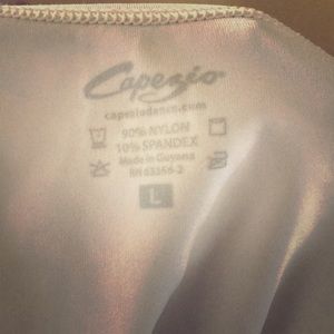 White Nylon Leotard.